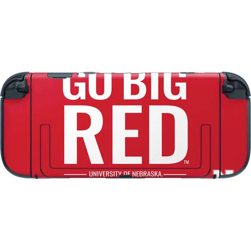 University of Nebraska Go Big Red Nintendo Switch 2 (2025) with Joy-Con Skin